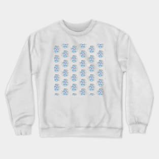 Floral Mason Jar Pattern Crewneck Sweatshirt